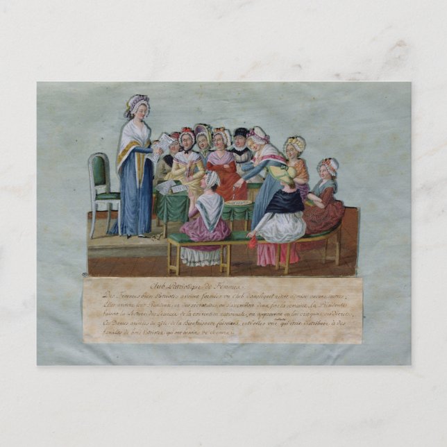 Cartão Postal Clube Patriótico das Mulheres (Frente)