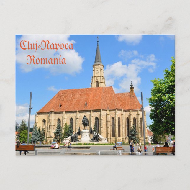 Cartão Postal Cluj Napoca, Romênia (Frente)