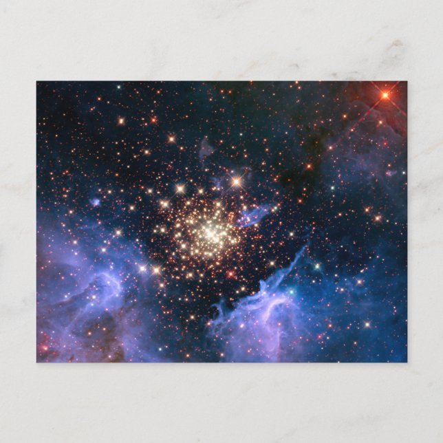 Cartão Postal Cluster de estrelas NGC 3603 (Hubble) (Frente)