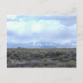 Cartão Postal CO Snowy Mountain and Valley Postcard