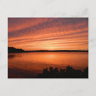 Cartão Postal Coastal Maine Sunset Postcard Sailor's Delight