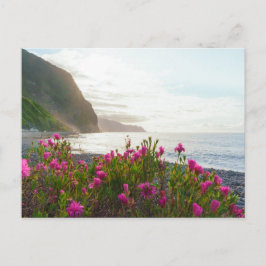 Cartão Postal Coastal Sunset over São Vicente, Madeira