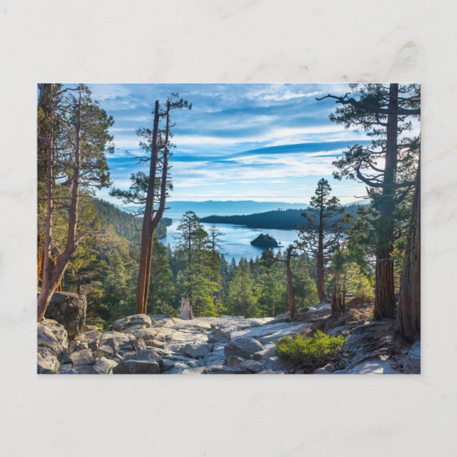 Cartão Postal Coastline | Emerald Bay, Lake Tahoe, Califórnia (Frente)