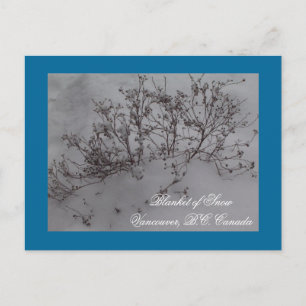 Cartão Postal Cobertura de neve em Vancouver