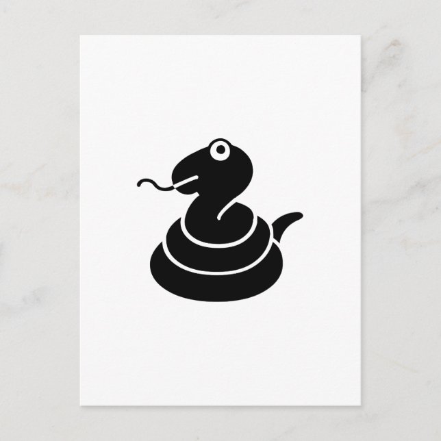 Cartão Postal cobra (Frente)