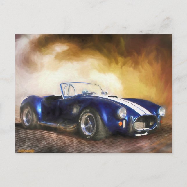 Cartão Postal Cobra Car STRIKER FANG (Frente)