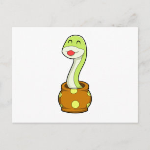 Cartão Postal Cobra em Jar