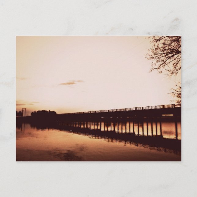 Cartão postal cobra River (Frente)