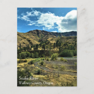 Cartão Postal Cobra River, Wallowa County, OR Postcard
