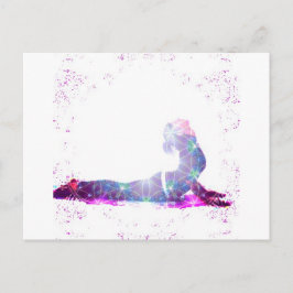 Cartão Postal Cobra Universe Yoga Pose Series