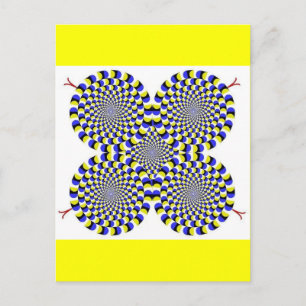 Cartão Postal Cobras rotativas