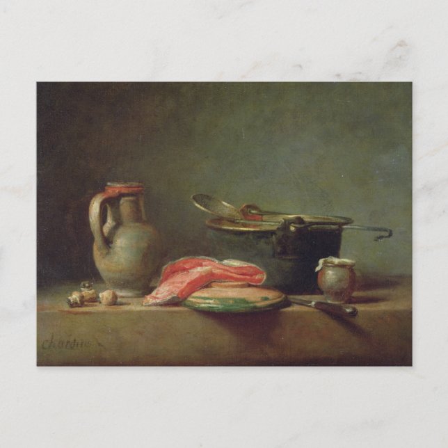 Cartão Postal Cobre Caldeirão com Pitcher (Frente)
