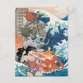 Cartão Postal Cobrir 15 da Liga da Justiça