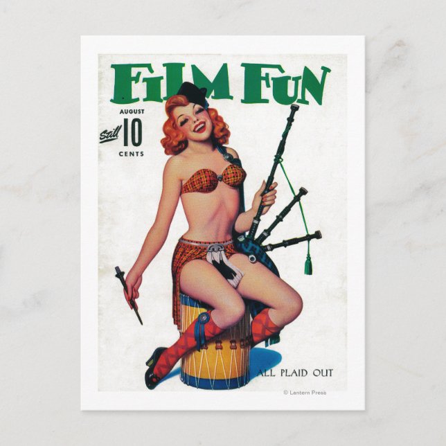 Cartão Postal Cobrir 6 da Revista Film Fun (Frente)