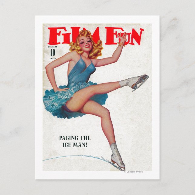 Cartão Postal Cobrir 8 da Revista Film Fun (Frente)