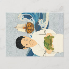 Cartão Postal Cobrir Art para o NAVIO TURTLE