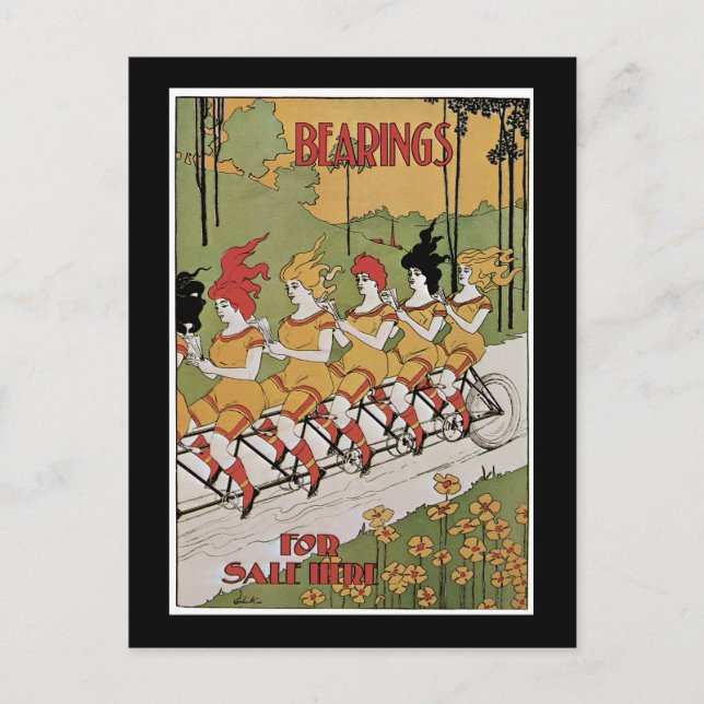 Cartão Postal Cobrir da revista Bearings (Frente)