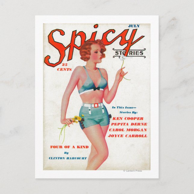 Cartão Postal Cobrir da Revista Spicy (Frente)