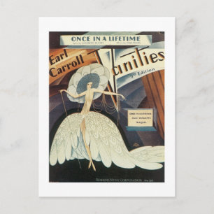 Cartão Postal Cobrir de Conde Carroll Vanities Songbook