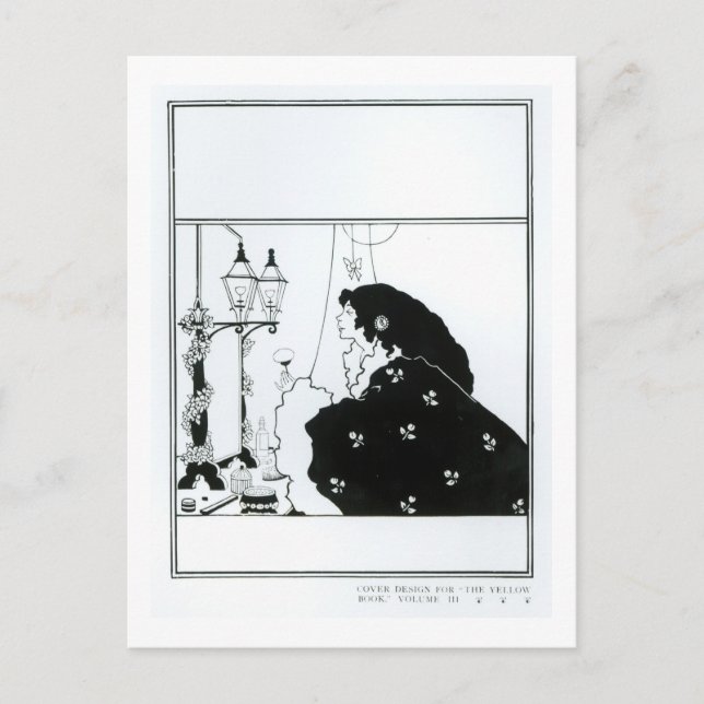 Cartão Postal Cobrir de design para "O Livro Amarelo", Volume II (Frente)