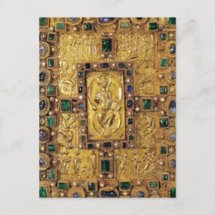 Cartão Postal Cobrir de galhardetes - Codex Aureus de Ruas Emmer