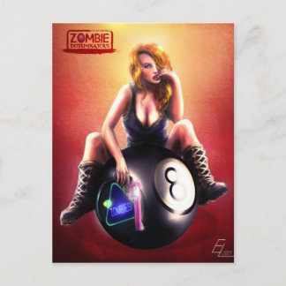 Cartão Postal Cobrir de Livro de Exterminadores Zombie
