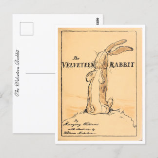 Cartão Postal Cobrir De Livro - O Coelho De Velveteen