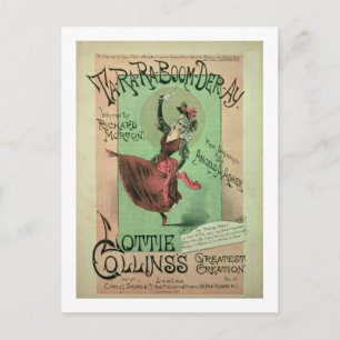 Cartão Postal Cobrir de música para Ta-Ra-Ra-Boom-Der-Ay, public