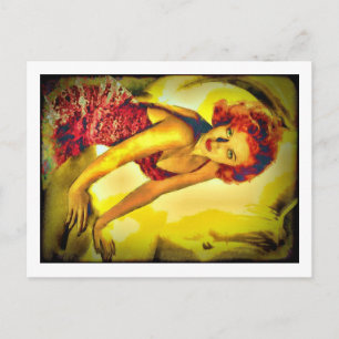 Cartão Postal "Cobrir de pulp" Lana Turner