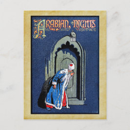 Cartão Postal Cobrir do Livro de Noites Design árabe de ligação