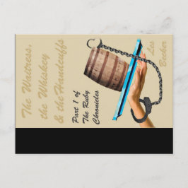 Cartão Postal cobrir "O Garçonete, o uísque e as algemas"