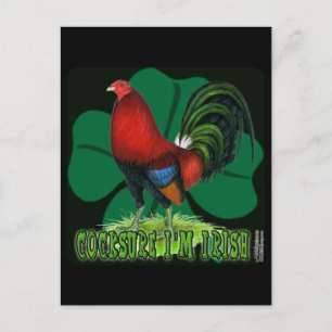 Cartão Postal Cocksure, eu também sou irlandês!