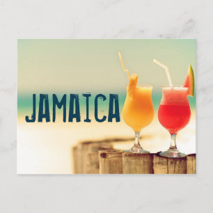 Cartão Postal Cocktails da Jamaica
