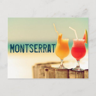 Cartão Postal Cocktails montserrat