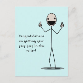 Cartão Postal Coco Coco na Privada