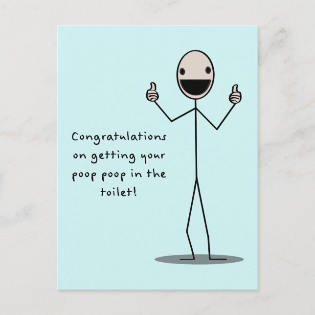 Cartão Postal Coco Coco na Privada (Frente)