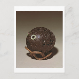 Cartão Postal Coco esculpido num rosto, c.1895