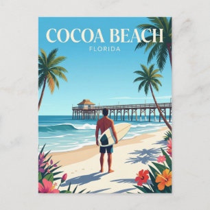 Cartão Postal Cocoa Beach Flórida