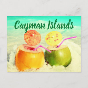 Cartão Postal Cocos das Ilhas Caimão