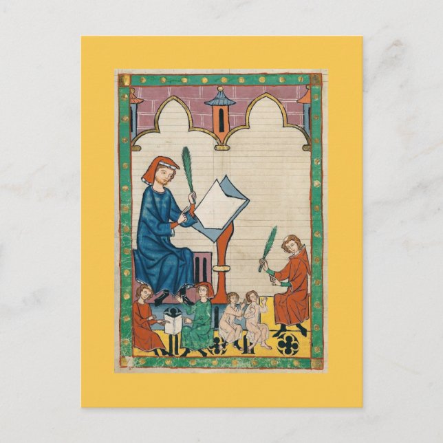 Cartão Postal Codex Manesse (Frente)