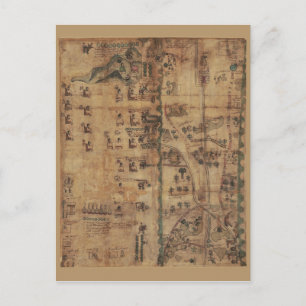Cartão Postal Codex Quetzalecatzin (1593)