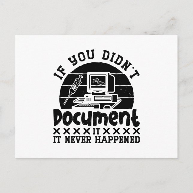 Cartão Postal Codificação ICD Código médico se você não document (Frente)