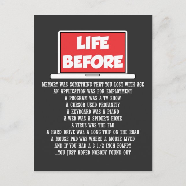 Cartão Postal Codificador de software do programador do Geek de  (Frente)