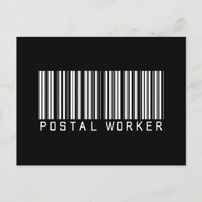 Cartão Postal Código de Bar do Empregador Postal (Frente)