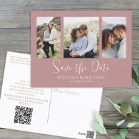 Código QR de Colagem de Fotos Minimalista Simples 