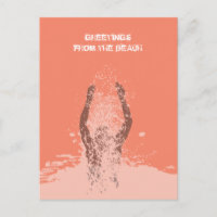 Código QR de Monocromo Fresco com Homem e Água Gru