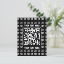 Código QR promocional (editável) mais padrão de lo