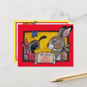 Cartão Postal Codorniz do Sudoeste do Novo México, Cujo Sul Sou