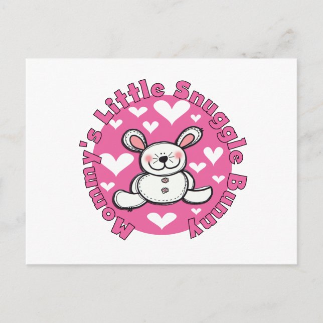 Cartão Postal Coelhinho de mamãe (Frente)