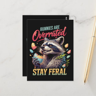 Cartão Postal Coelhinhos São Superestimados Fique Feral